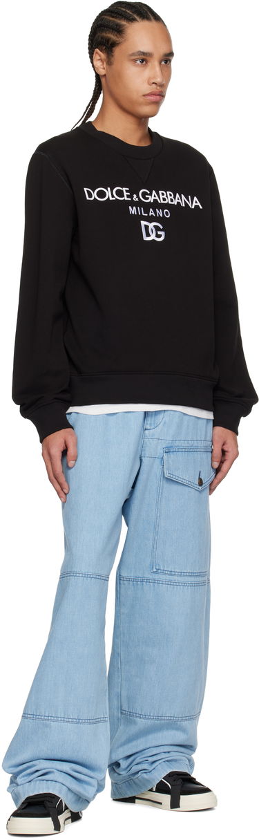 Tenisice i cipele Dolce & Gabbana Black & Silver NS1 Sneakers Crna | CS1863AO223, 4