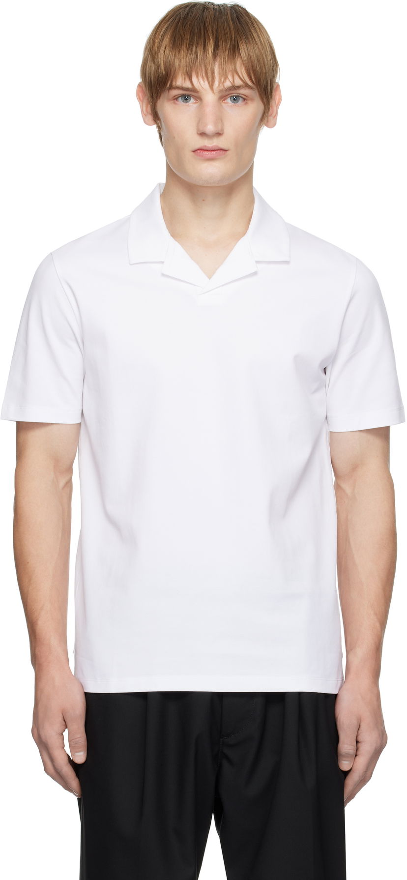 Polo majica BOSS Bowling Polo Shirt Bijela | 50530169