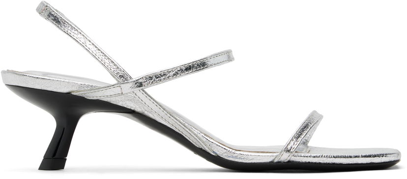 Njega cipela Anine Bing ANINE BING Hilda Heeled Sandals Metalik | A-14-10684-SLV1