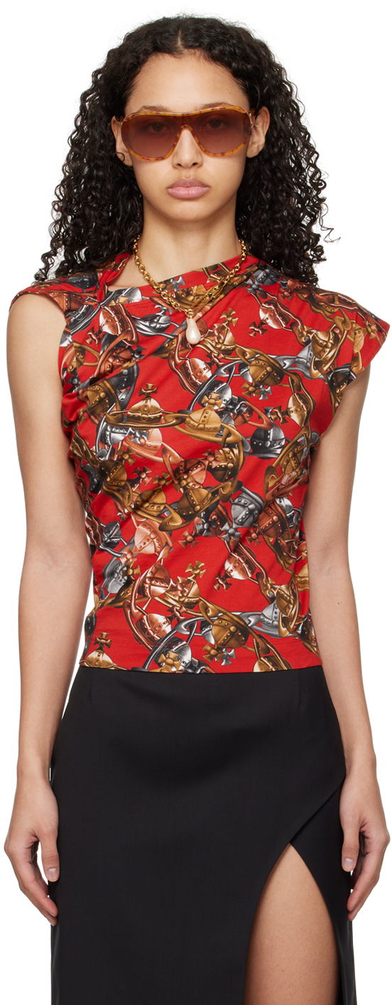 Majica kratkih rukava Vivienne Westwood Hebo T-Shirt Crvena | 1504000A-J006F-
