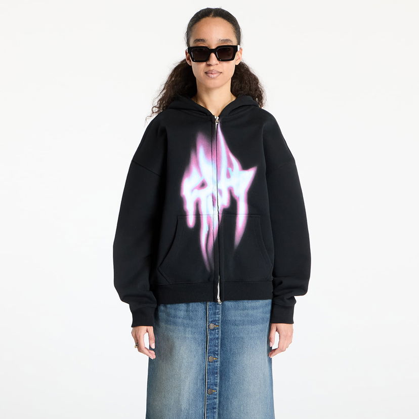 Dukserice Footshop FTSHP Walking Art II Zip Hoodie Crna | FTSHP_411