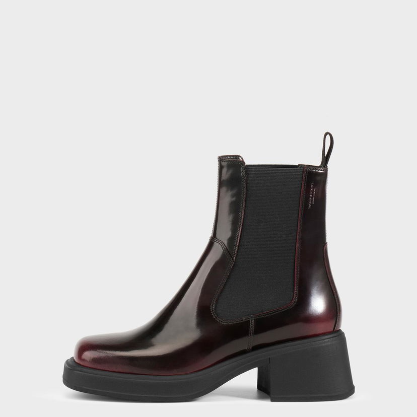 Tenisice i cipele Vagabond Vagabond Dorah Patent Leather Chelsea Boots Tamnocrvena | 5642-004-54