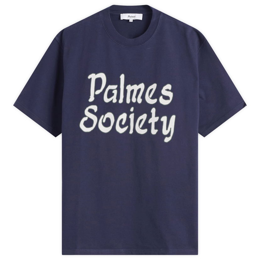 Majica kratkih rukava Palmes Palmes Society T-Shirt, Size Small Tamnoplava | P10-0040-660
