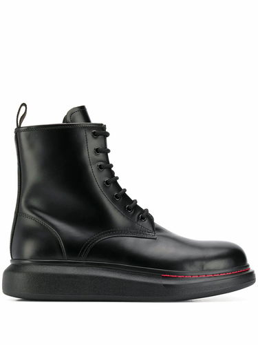 Tenisice i cipele Alexander McQueen Alexander McQueen Leather Ankle Boots Crna | 586191WHX511000, 0