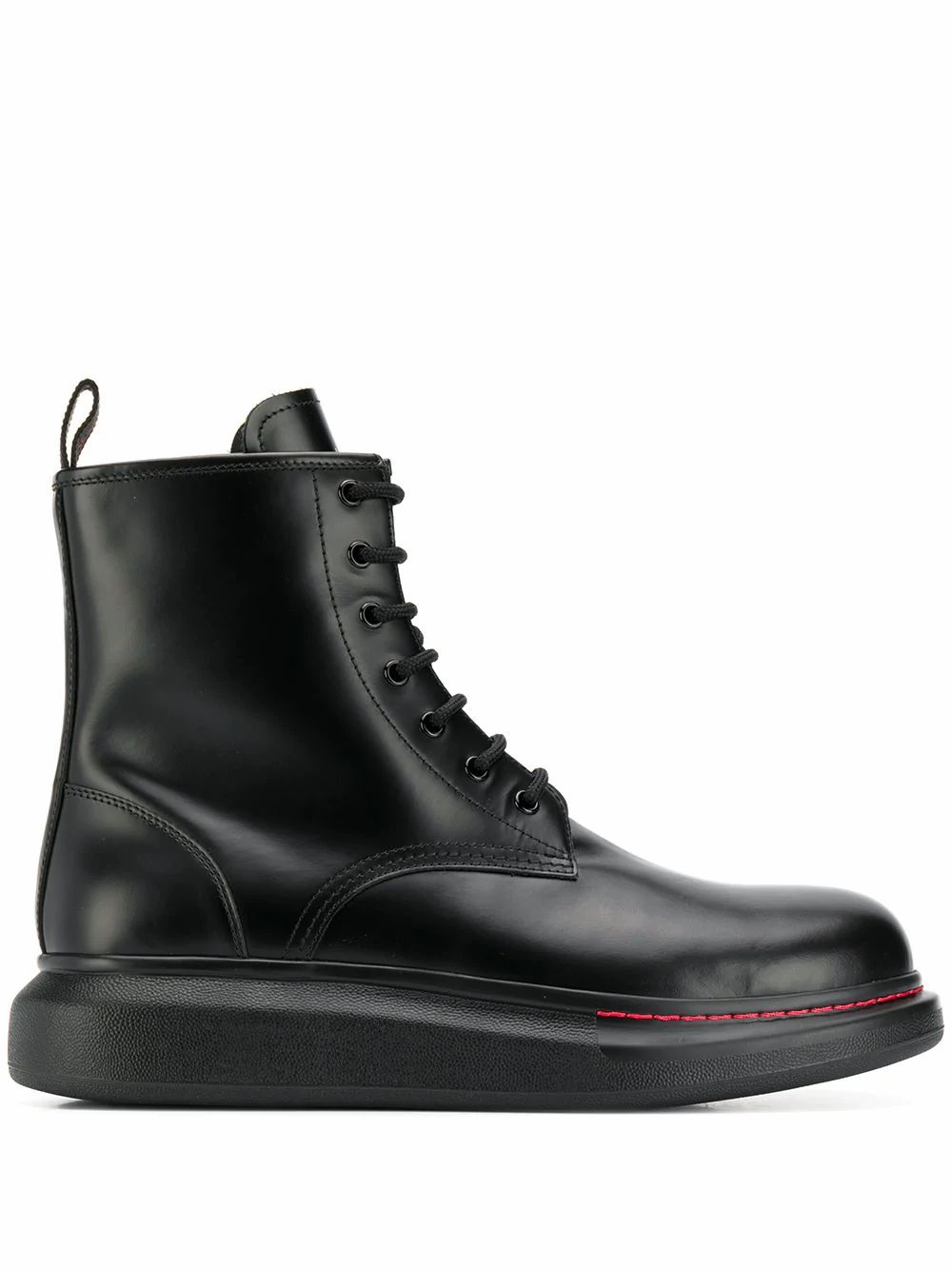 Tenisice i cipele Alexander McQueen Alexander McQueen Leather Ankle Boots Crna | 586191WHX511000, 0