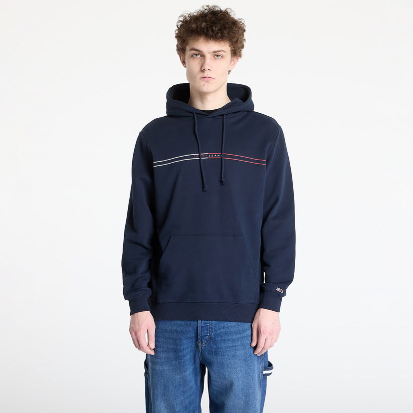 Dukserice Tommy Hilfiger Tommy Jeans Regular Entry Graphic Hoodie Tamnoplava | DM0DM20847 C1G