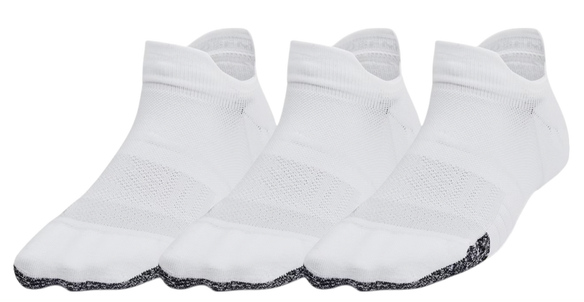 Čarape Under Armour Breathe 3-Pack No-Show Tab Training Socks Bijela | 1387052-100