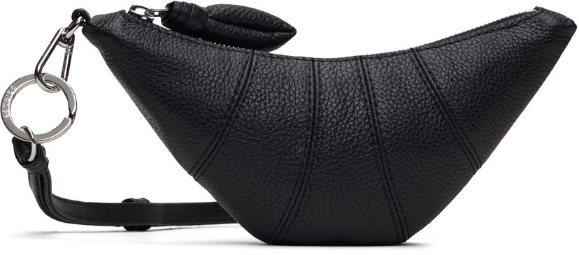 Ručna torbica LEMAIRE Crossbody Croissant Coin Pouch Crna | SL0054 LL0018