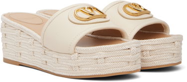 Njega cipela Valentino Valentino Garavani VLogo Signature Espadrille Wedge Sandals Bež | 6W0S0LY8DTW, 3