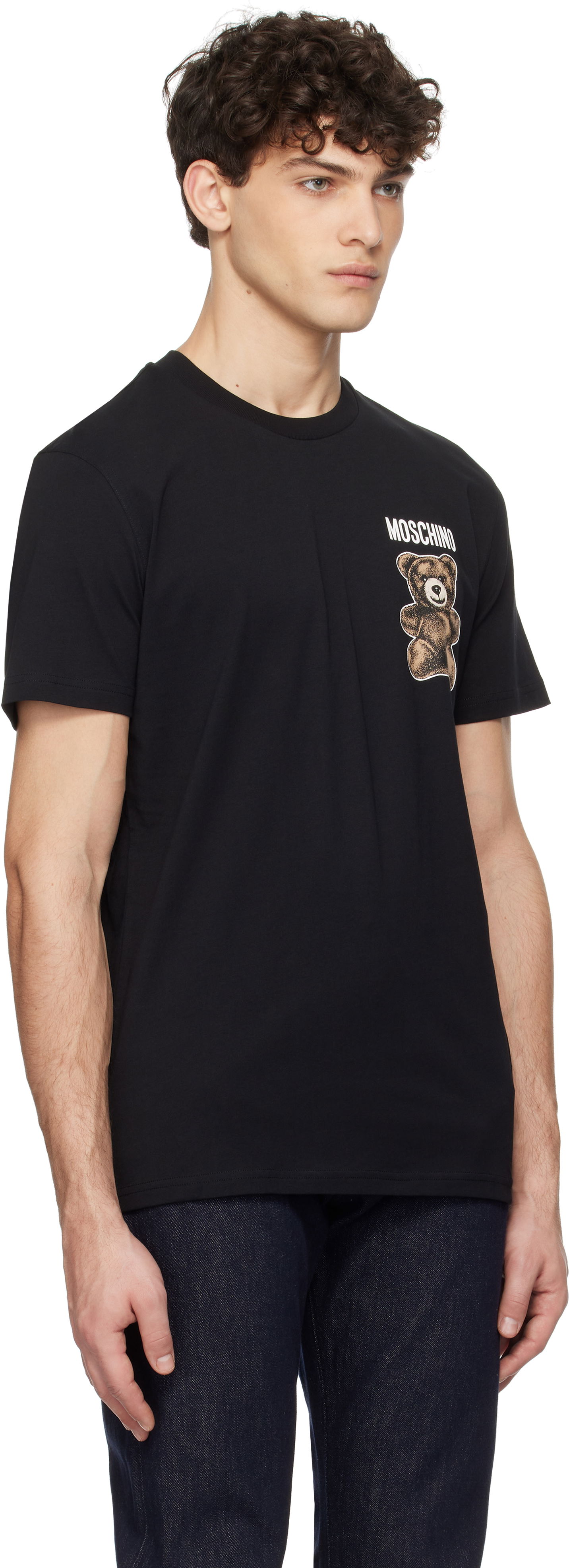 Majica kratkih rukava Moschino Moschino Teddy Bear Graphic T-Shirt Crna | 251ZZV071102411555, 1