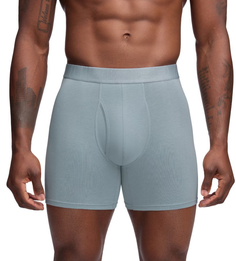 Bokserice Under Armour Under Armour Performance Cotton 6" Boxer Briefs - 3-Pack Siva | 1383889-465