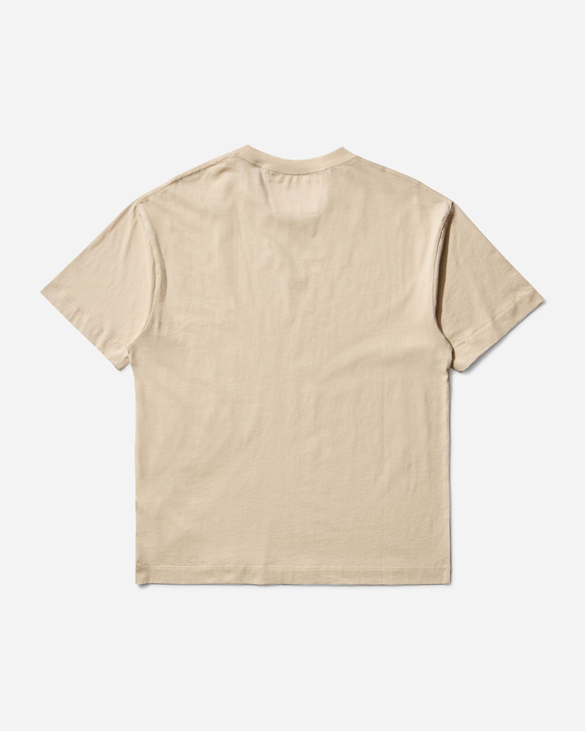Majica kratkih rukava C.P. Company 30/1 Jersey Graphic T-Shirt Bež | 19CMTS105A-005100W 402