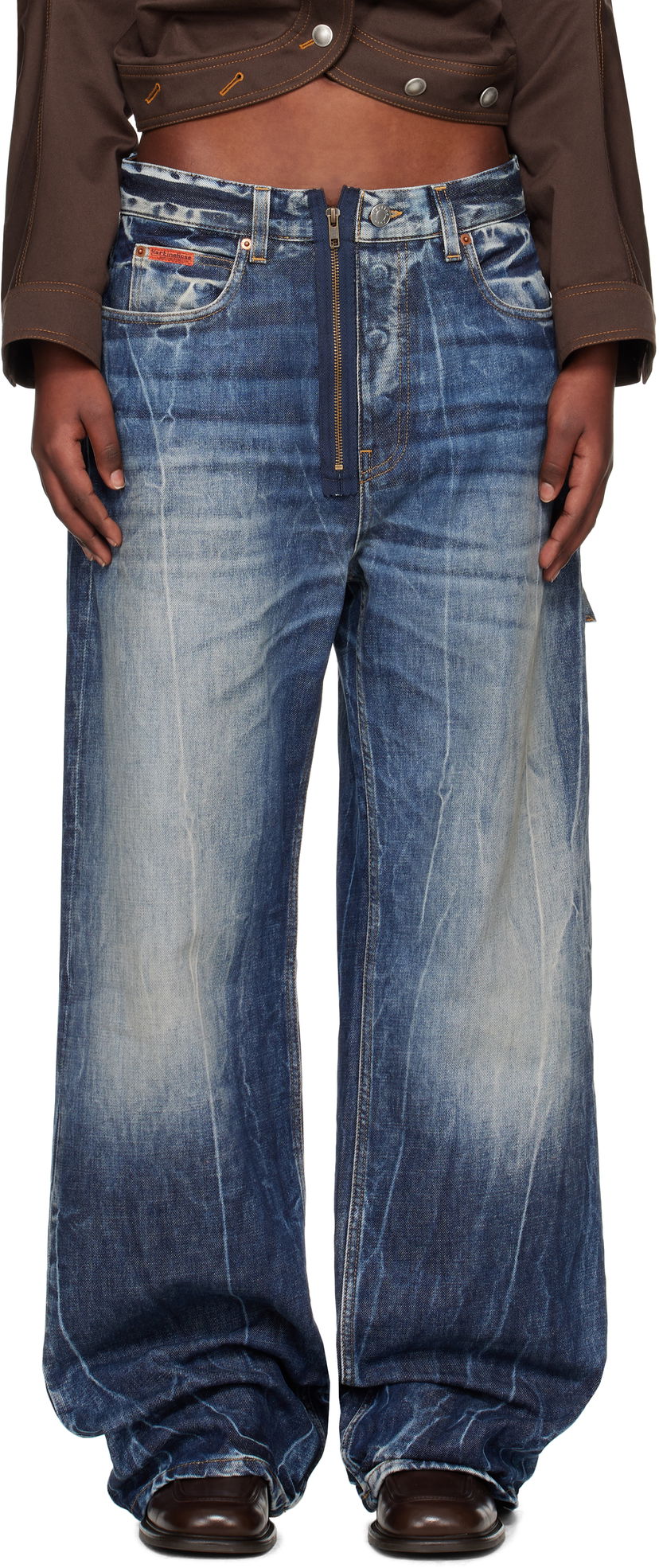 Jeans Martine Rose Martine Rose Casual Jeans Plava | 248WD07515