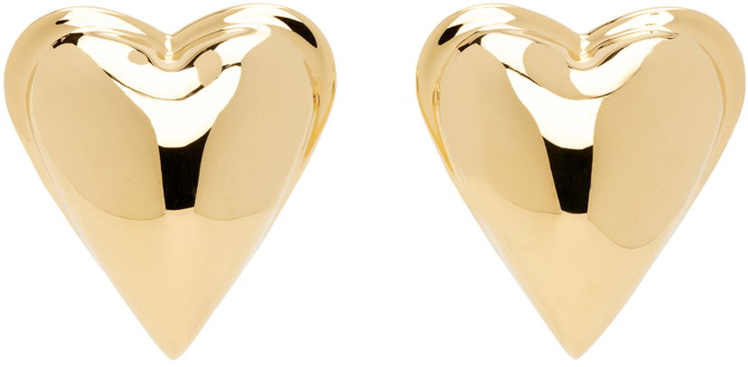 Naušnice Alaïa Heart Earrings Metalik | AA2B068LA011