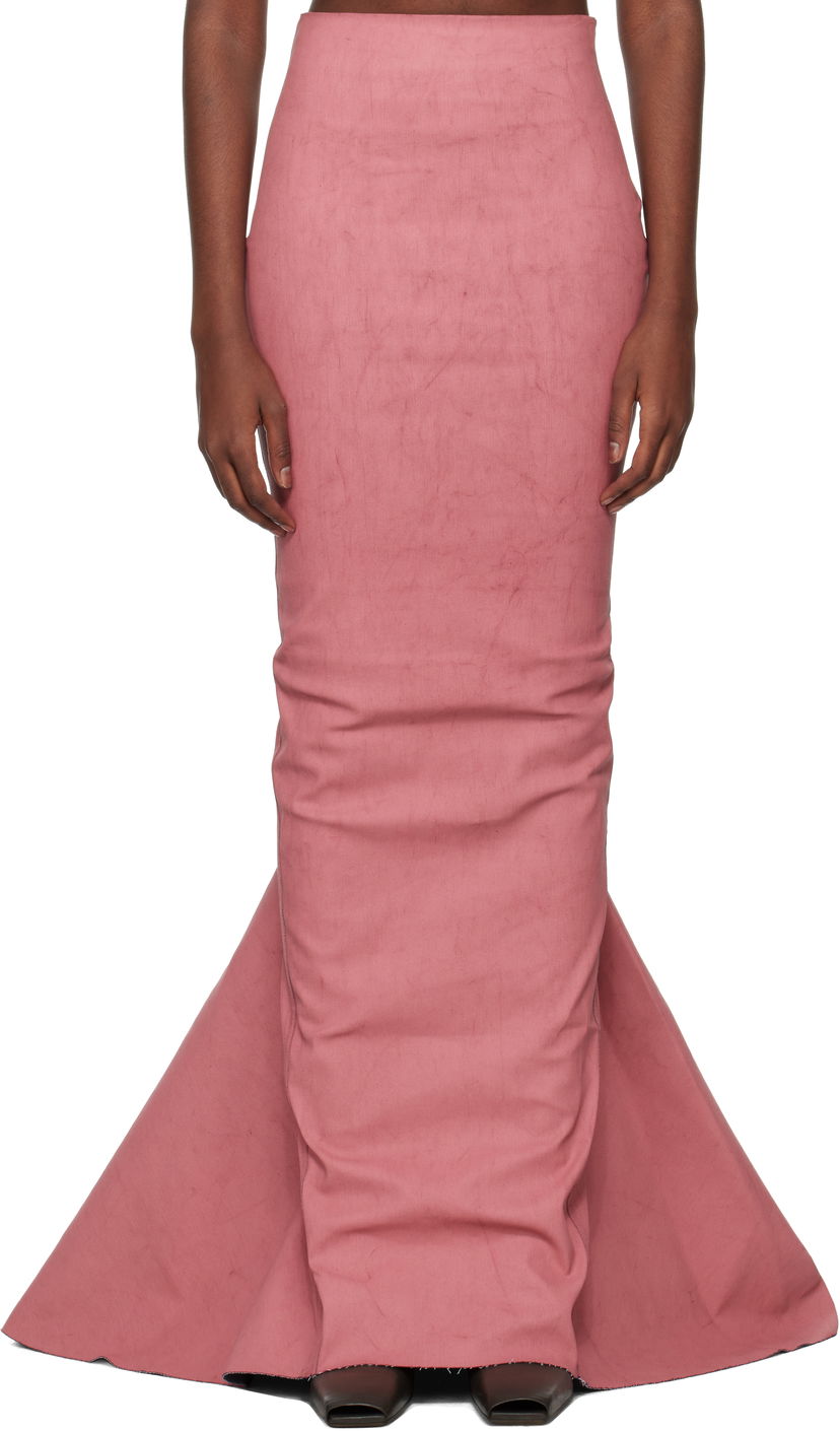 Suknja Rick Owens Maxi Skirt Ružičasta | RO02D3386 SMT