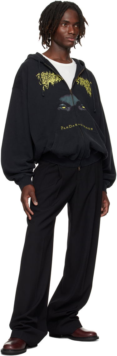 Dukserice VETEMENTS Vetements Cradle of Filth 'Pandaemonaeon' Zip-Up Hoodie Crna | UCF76ZU550B, 3
