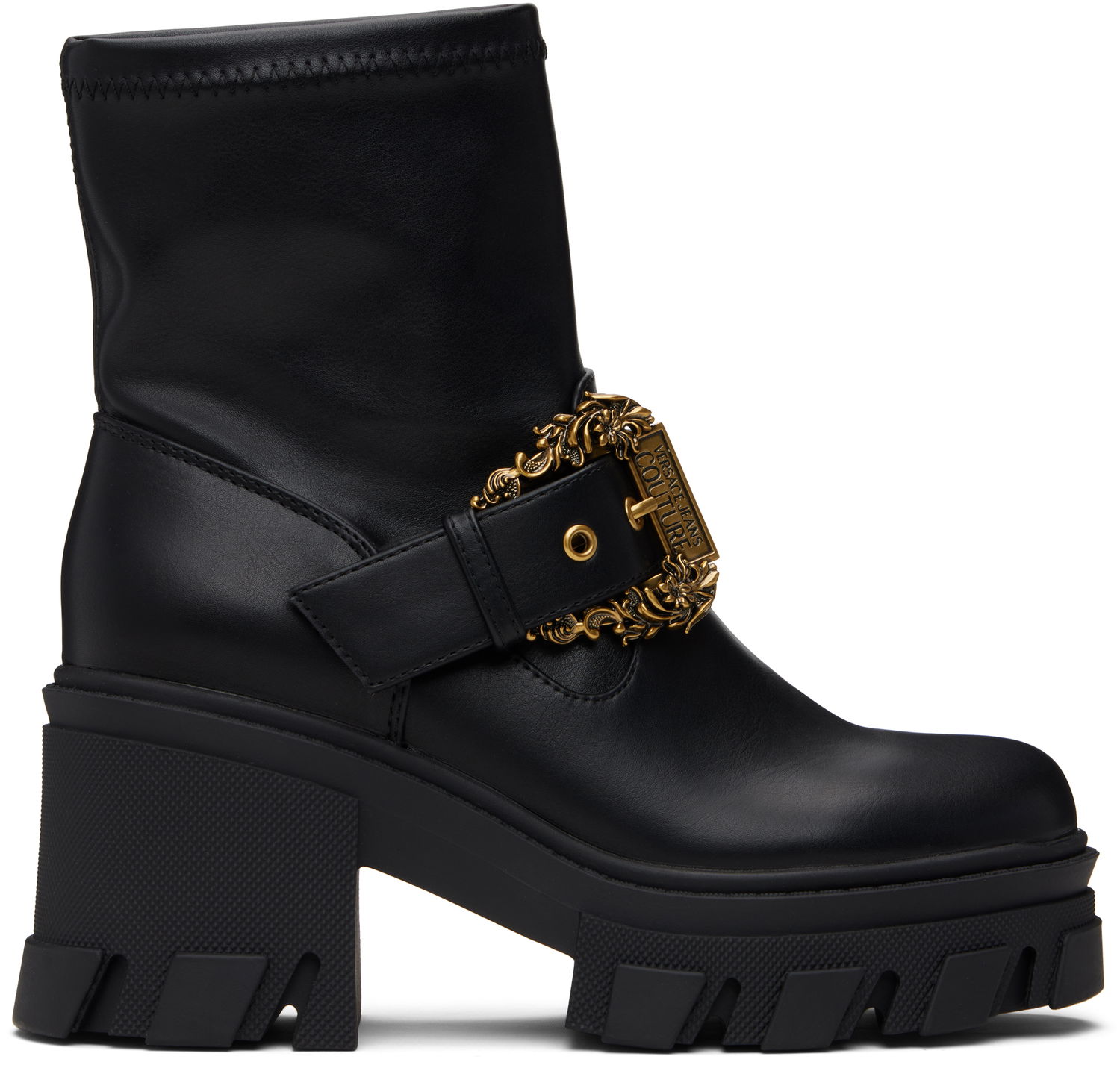 Tenisice i cipele Versace Sophie Baroque Buckle Boots Crna | E79VA3S80_E71570, 0