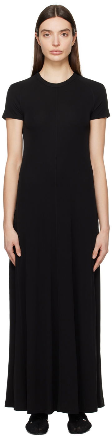 Haljina TOTEME TOTEME Fluid Maxi Dress Crna | 242-WRD1696-FB0162