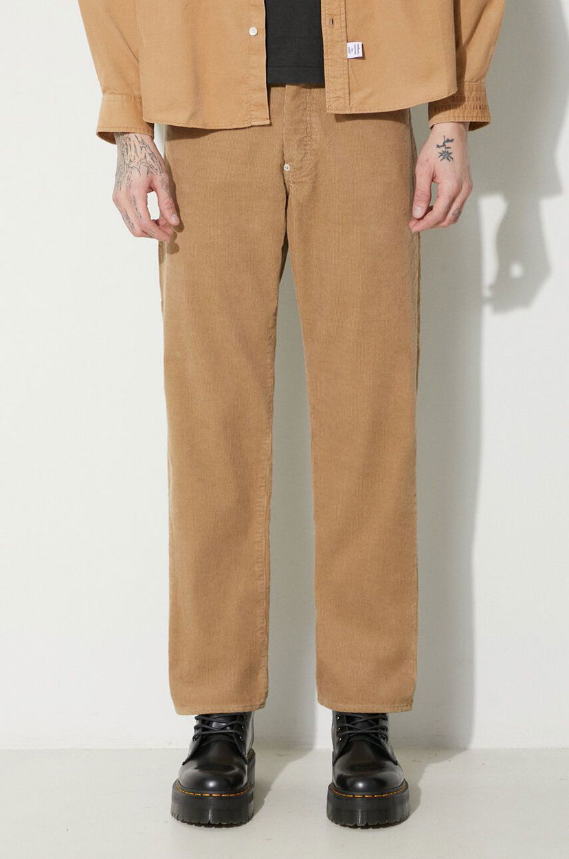 Hlače Human Made Corduroy Work Pants Bež | HM26PT013