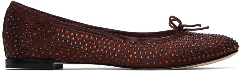 Haljina Repetto Repetto Cendrillon Ballerina Flats Smeđa | V374SATST