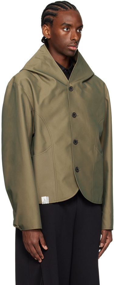 Jakna ADER ERROR Hooded Button Up Jacket Zelena | BN01SSJK0109KK, 1