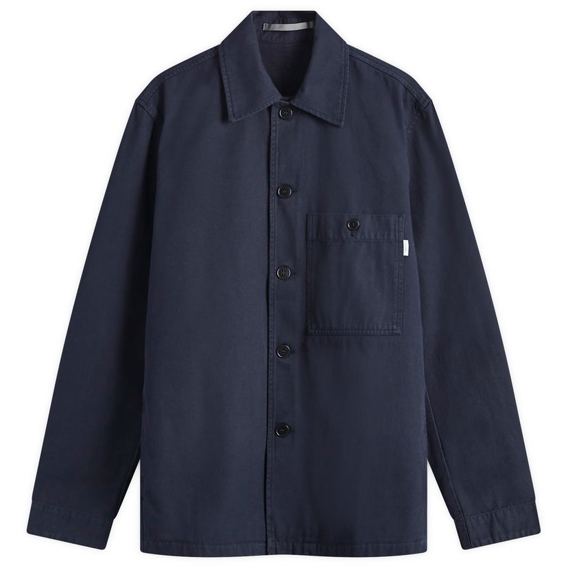 Košulja NORSE PROJECTS Twill Overshirt Plava | N50-0260-7004