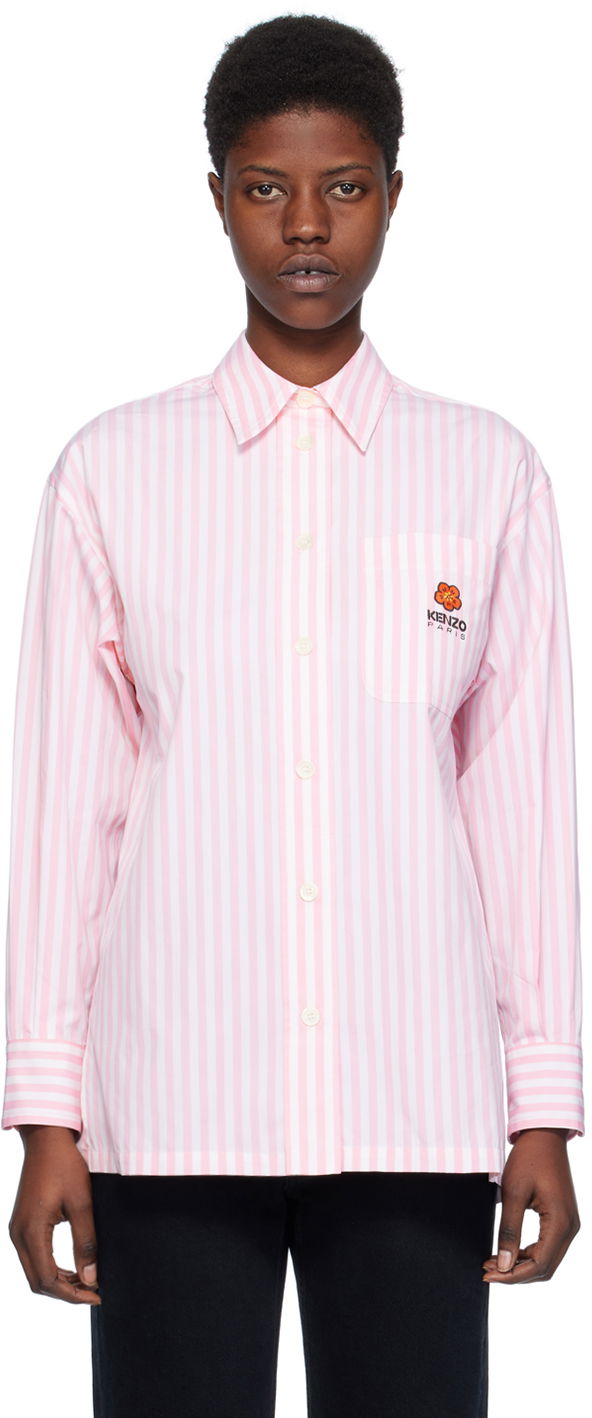 Košulja KENZO Paris Boke Flower Crest Shirt Ružičasta | FE52CH0919LM
