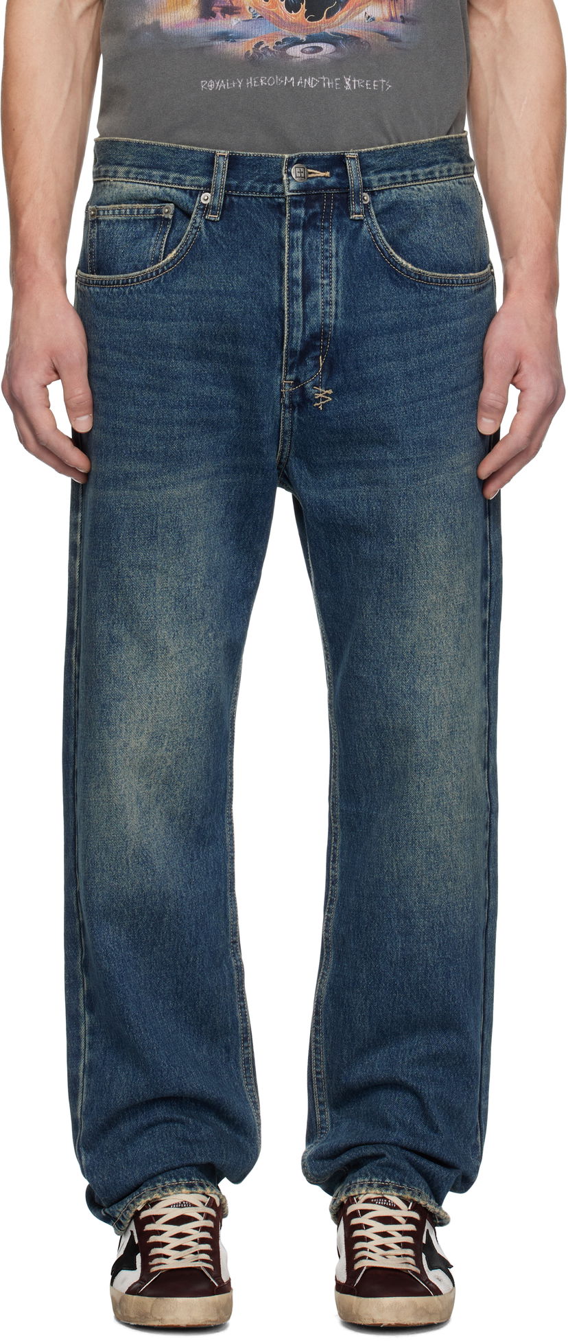 Jeans Ksubi Ksubi Anti K Gasoline Jeans Plava | MPS25DJ017