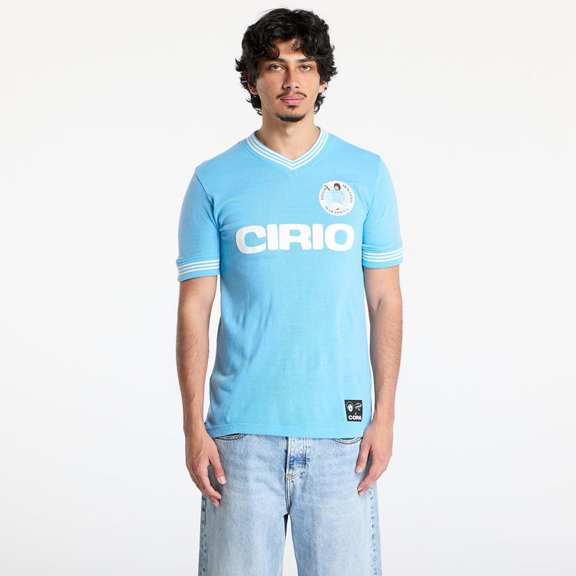 Majica kratkih rukava COPA Maradona x Napoli 1984 Retro Football T-Shirt Plava | 469-001