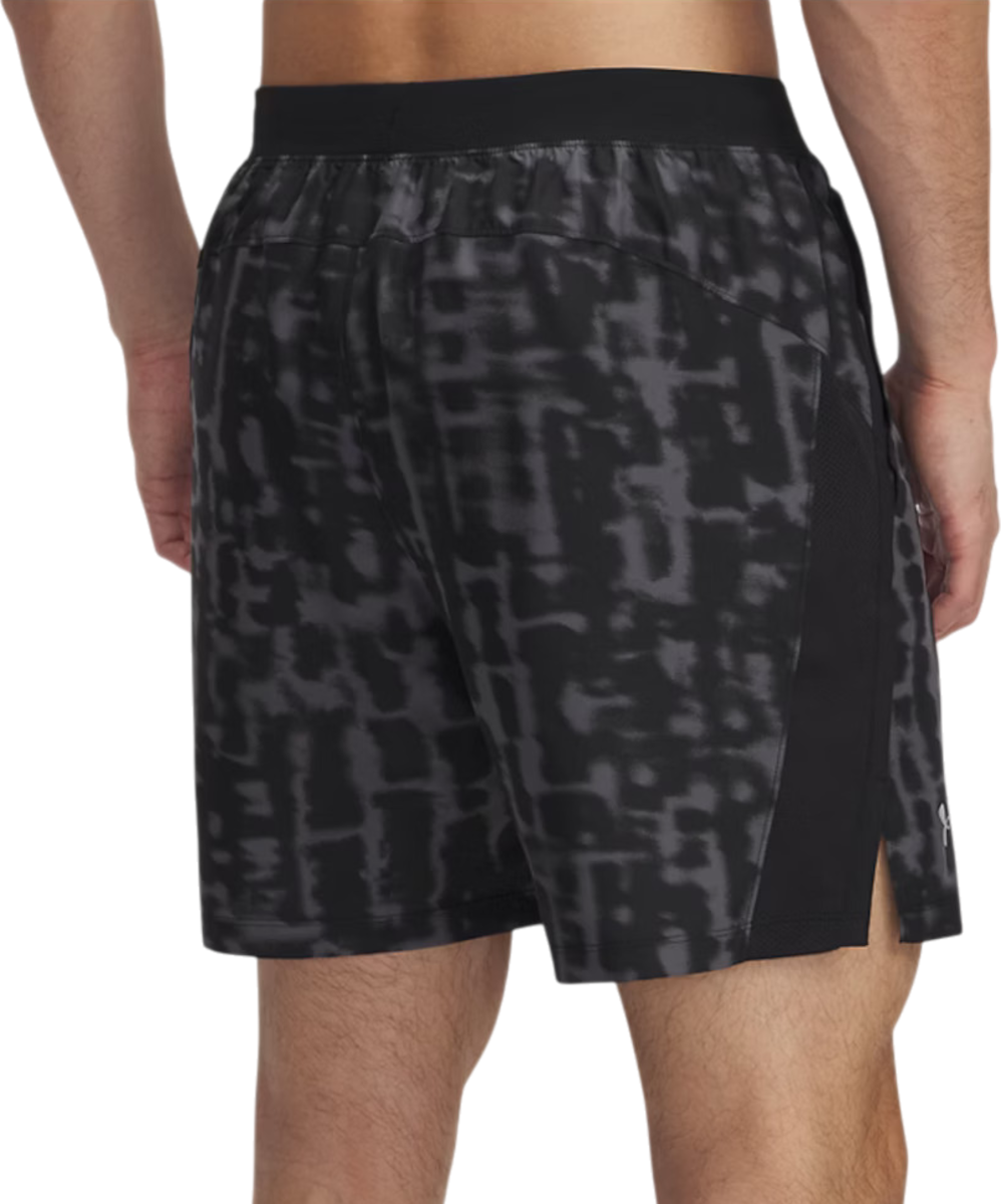 Kratke hlače Under Armour Under Armour UA Launch 7'' Print Shorts Crna | 1382621-025, 1